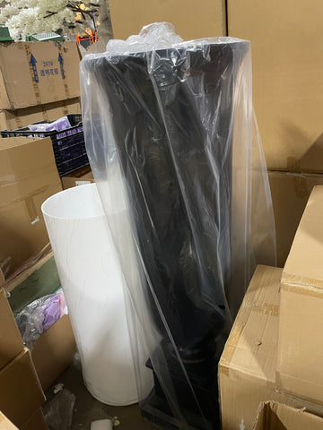 48” Tall black Urn fiber glass fiberglass
