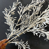 Thin White rice leaf Filler Long Stem Greenery