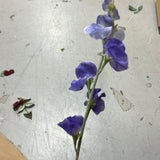 Blue sweet pea flower filler Artificial flowers