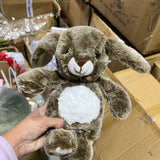8”  Brown Bunny toy stuffed animal FY23078