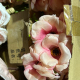 Pink Butterfly Ranunculus flower filler Artificial flowers