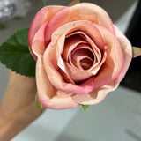 Flannelette velvety feel Pink Single Stem Rose
