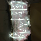 Cold White LED Sign Let's Party Neon Sign