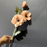 New Real Touch Chocolate Butterfly Ranunculus flower filler