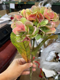 Moist Touch Real Touch Hydrangea Two Tone Peegee pink green
