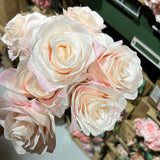 9 head Pink Rose