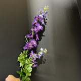 Artificial Silk flower Delphinium (dark purple)- DEL1