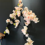 Artificial Cherry Blossom Hanging blush wedding decoration silk flower
