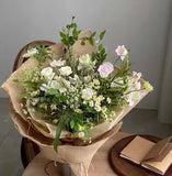 50cmx5 yard Fresh Flower Wrapping Paper linen burlap