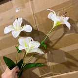 New Small White Stargazer Lily Artificial flowers