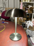 Silver lamp usb charging 7.5"H