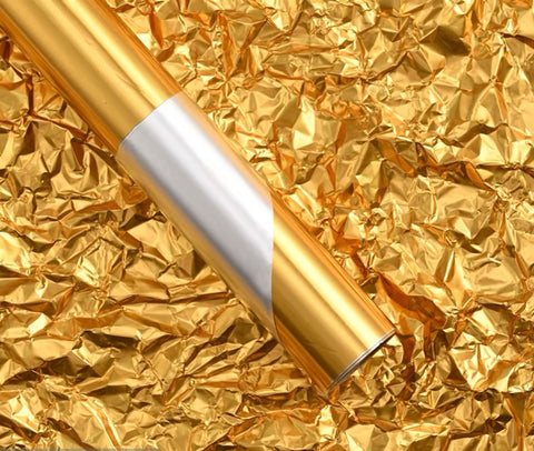 Metallic Gold Aluminium Wrapping Paper