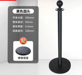 Gold metal stanchion post for wedding party aisle opening ceremony