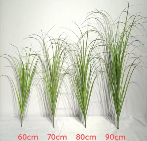 Thin lily grass Artificial Real touch greenery 60cm tall