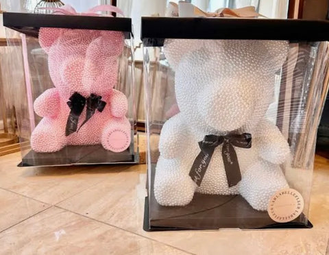 Cream/white pearl Bear mothers day valentines day