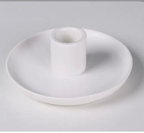 Ceramic Small White candleholder new TH1688083-1
