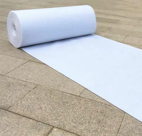Disposable white Carpet Fabric 1.5mx20m