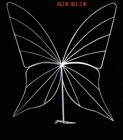 Butterfly backdrop metal stand 2m tall x1.5m wide