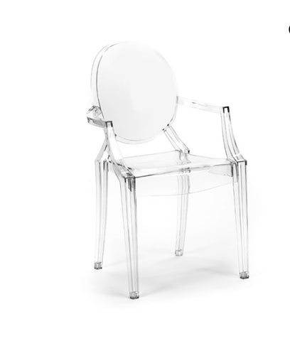 ONE PIECE Clear Chiavari Chair Louis ghost resin