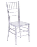 Clear Chiavari Chair Bamboo Acrylic