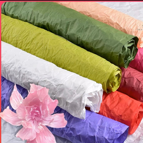 Large Crepe flower supplies to make giant flower