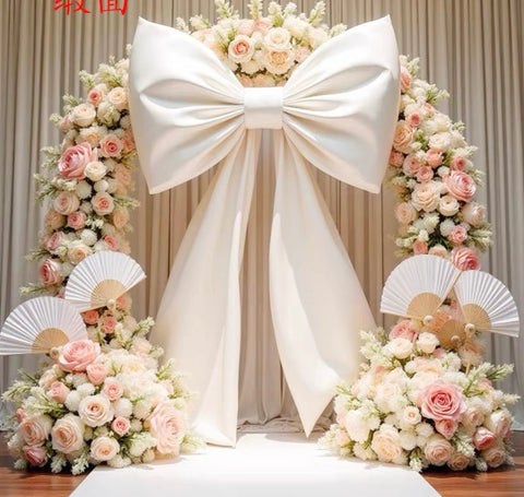 Huge Large fabric bow tie bow tie white giant 1.5mx2.2m