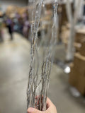 New Sparkly Willow For Christmas decor Twig Branch pick silver