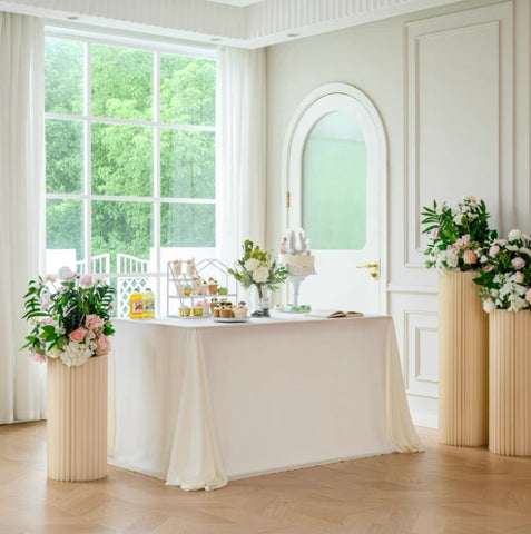 Tablecloth 2.8mx3m/118” rectangular reception sweet dessert table