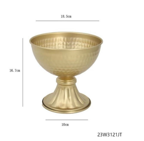 GOLD bowl METAL new 23W3121JT