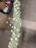 Baby breath White baby’s breath Table Runner Artificial Flower Arrangement French
