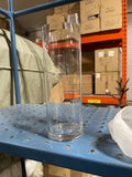 3.6”Dx10”h Clear Cylinder Vase