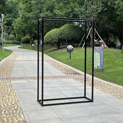 3D black sign stand 1.5mx80cmx30cm
