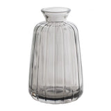 Gray grey Small Bud vase 4.3”H/11cm 🎃 oval pumpkin