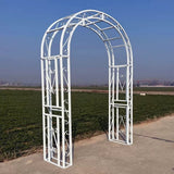 White u shaped arch baroque royalty
