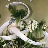 Fabric long wrap line geometric