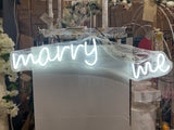 Cold White LED Sign “Marry Me” Neon Sign