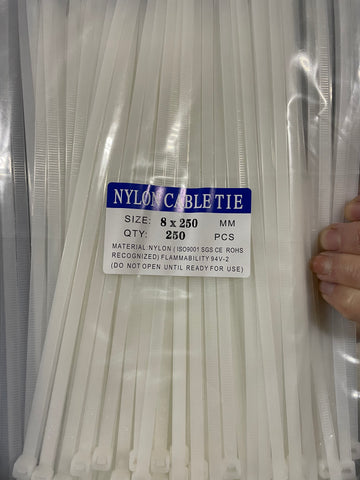 Ziptie 8x250 pack of 250