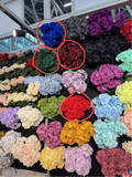 Jumbo Artificial Flower WHITE Hydrangea Bunch