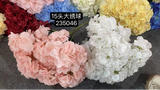 Jumbo Artificial Flower WHITE Hydrangea Bunch