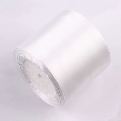 Satin ribbon roll( 7.5cm/3”wide) 22m/24 yard long extra thick single sided
