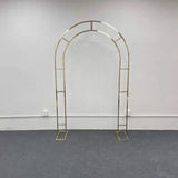 Set of 3 Chrome gold Stand Round Arch u shape chiara 2m tall