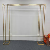 Chrome gold Stand rectangular Arch 2m tall