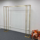 Chrome gold Stand rectangular Arch 2m tall
