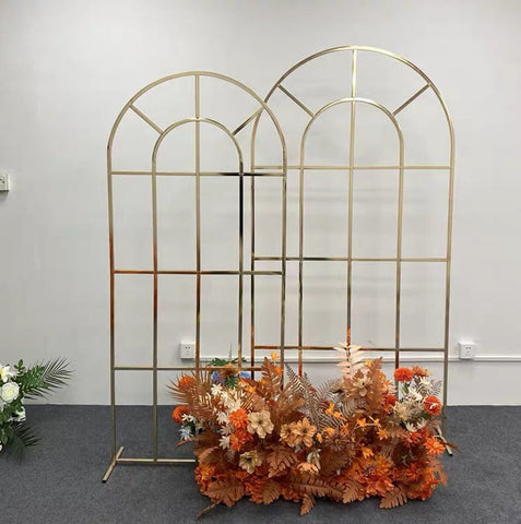 Chrome Gold French Door Backdrop Stand 2 Meter tall (L)