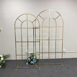 Chrome Gold French Door Backdrop Stand 2 Meter tall (L)