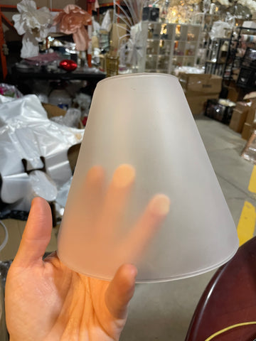 lampshade lamp shade white cover glass frosted thin glass parts