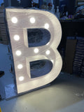 32” white LED Standing number Sign number marquee