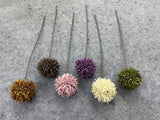 New Single vintage Pom Artificial Filler Flower