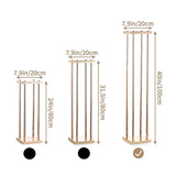 Chrome gold Harlow stand 32”