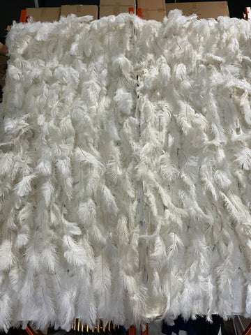OSTRICH FEATHER wall